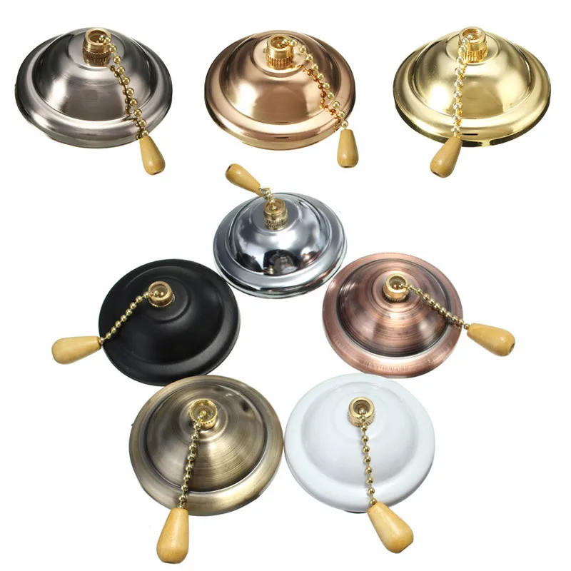 Description Picture 5 of itemLamp Base Retro Vintage Antique Ceiling Plate Lamp Holder Electroplating Iron e27 Pendant Light Accessory For Home Deco Dropship
