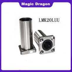 High quality LMK20LUU 20mm Long Type Flange Bearing Linear Bush 3d Priter XYZ CNC Parts LMK20L for 20mm Linear Guide Rail