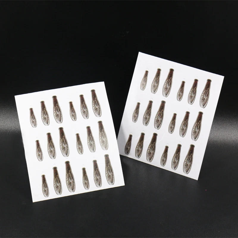 Description Picture 2 of itemRoyal Sissi 36pcs/bag realistic adult stonefly wings non-adhesive trout fishing dry fly tying materials pre-cut fly tying wings
