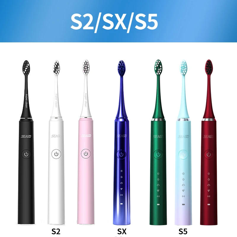 Description Picture 2 of item4/8/16PCS Replacement Toothbrush Heads For SGAGO S2/SX/S5/SG972 Sonic Electric Toothbrush YUNCHI Y7