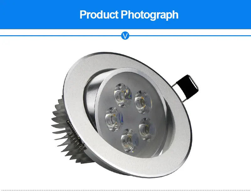 Description Picture 3 of itemHome Round Dimming Downlight, High Power LED Recessed Spotlight, Ceiling Spotlight, 3W / 6W / 10W / 14W / 18W / 24W / 36W, 110v