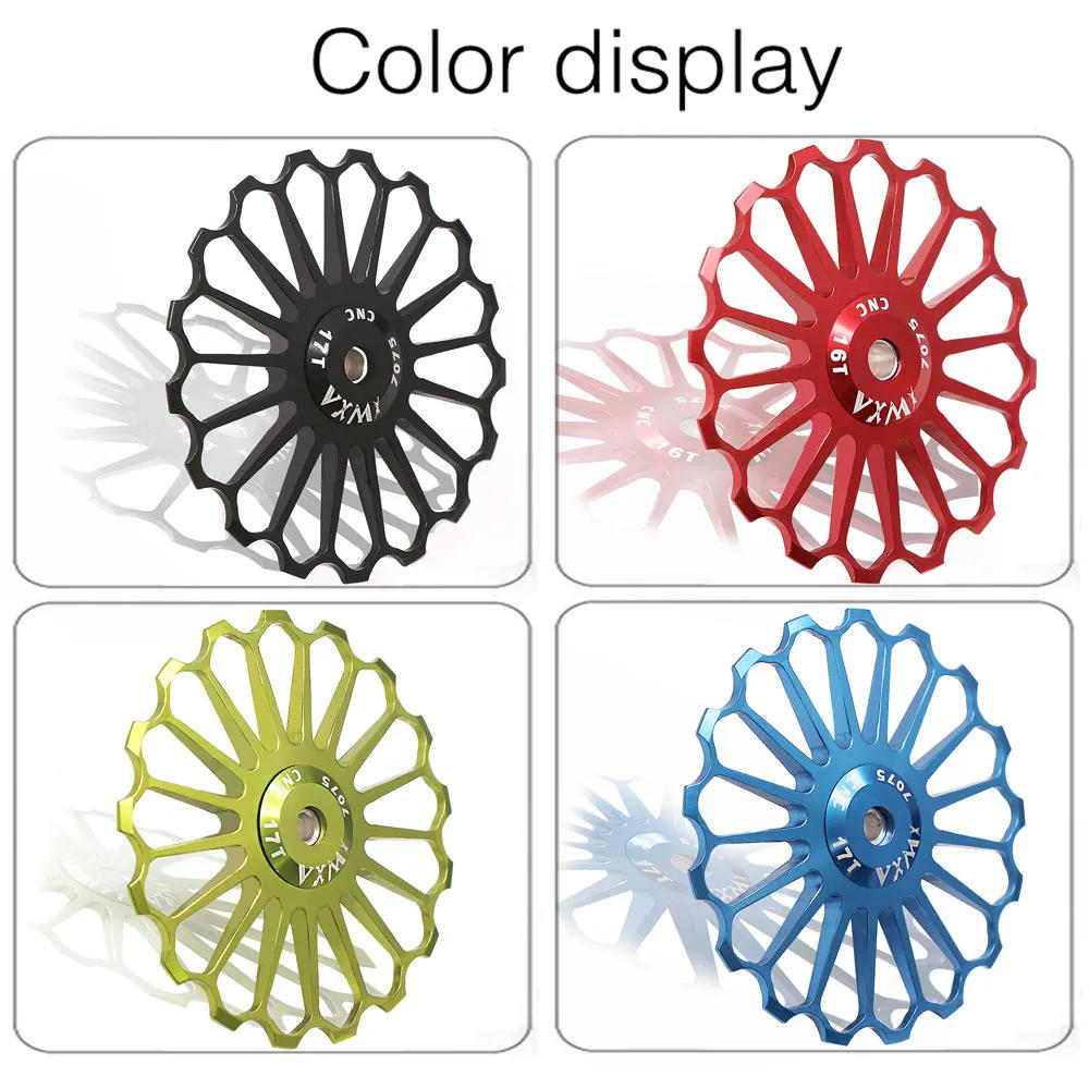 Description Picture 6 of itemVXM Bicycle Ceramic Pulley Aluminum Rear Derailleur 11T12T 13T 14T 15T 16T 17T Guide MTB Road Bike Ceramics Bearing Jockey Wheel