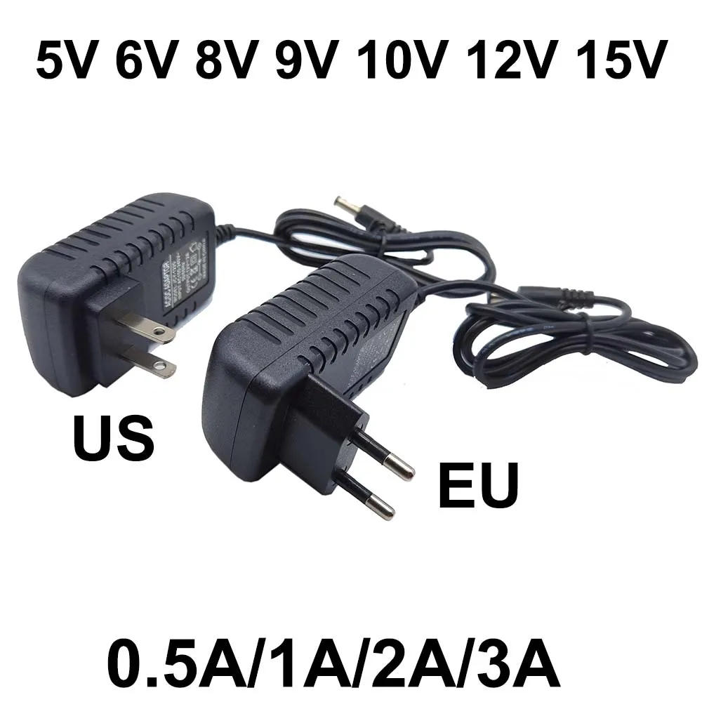 Description Picture 3 of itemAC 110-240V DC 5V 6V 8V 9V 10V 12V 15V 0.5A 1A 2A 3A Universal Power Adapter Supply Charger adaptor Eu Us for LED light strips