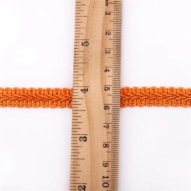 Description Picture 5 of item12mm Lace Trimming Ribbon Polyester Centipede Braided Lace Sewing Clothes Accessories Curve Lace DIY Craft Wedding Decor 5yards