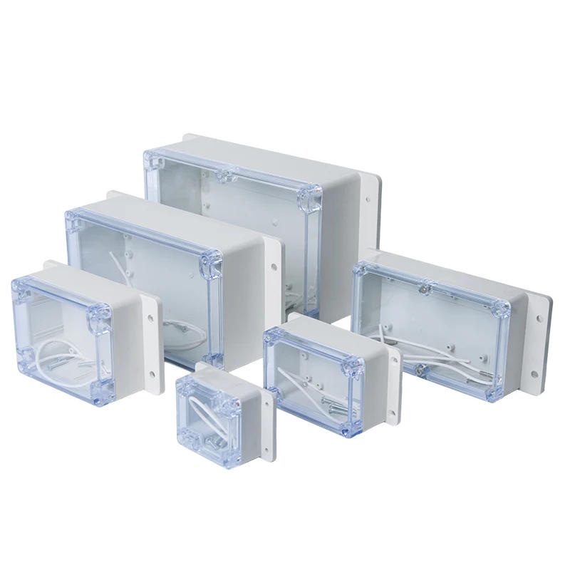 Description Picture 5 of itemABS Visible Wire Junction Box Waterproof Electronic Watertight Enclosure Box IP67 Transparent Safe Case Plastic Boxes Organizer