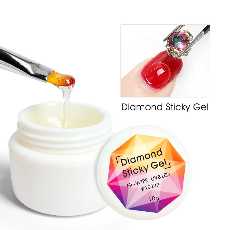 Description Picture 6 of itemVenalisa Factory Supplier Diamond Sticky Gel Super Texture Tranparent Clear Color Diamond Decoration Stick Nowipe Nail Glue