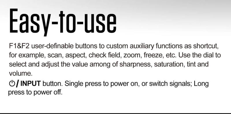 Description Picture 5 of itemLILLIPUT FA1016 /C/T 10.1" IPS FHD 1000:1 Capacitive Mutli-Touch Monitor HDMI/VGA Support 4K 30Hz Glass+Glass Technology