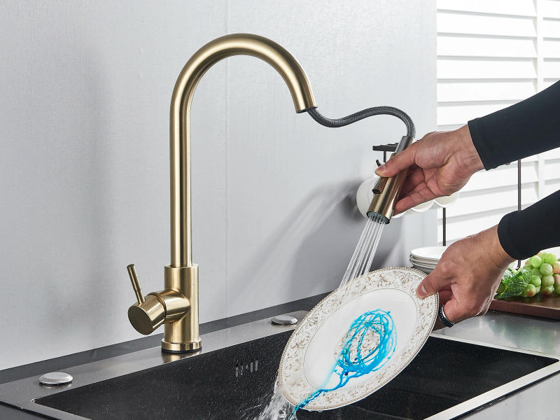 Description Picture 6 of itemSmart Touch Kitchen Faucet Sensor Sink Taps Pull Out 360 Rotation Hot Cold Water Mixer Tap Sensitive Touch Control Kitchen Crane