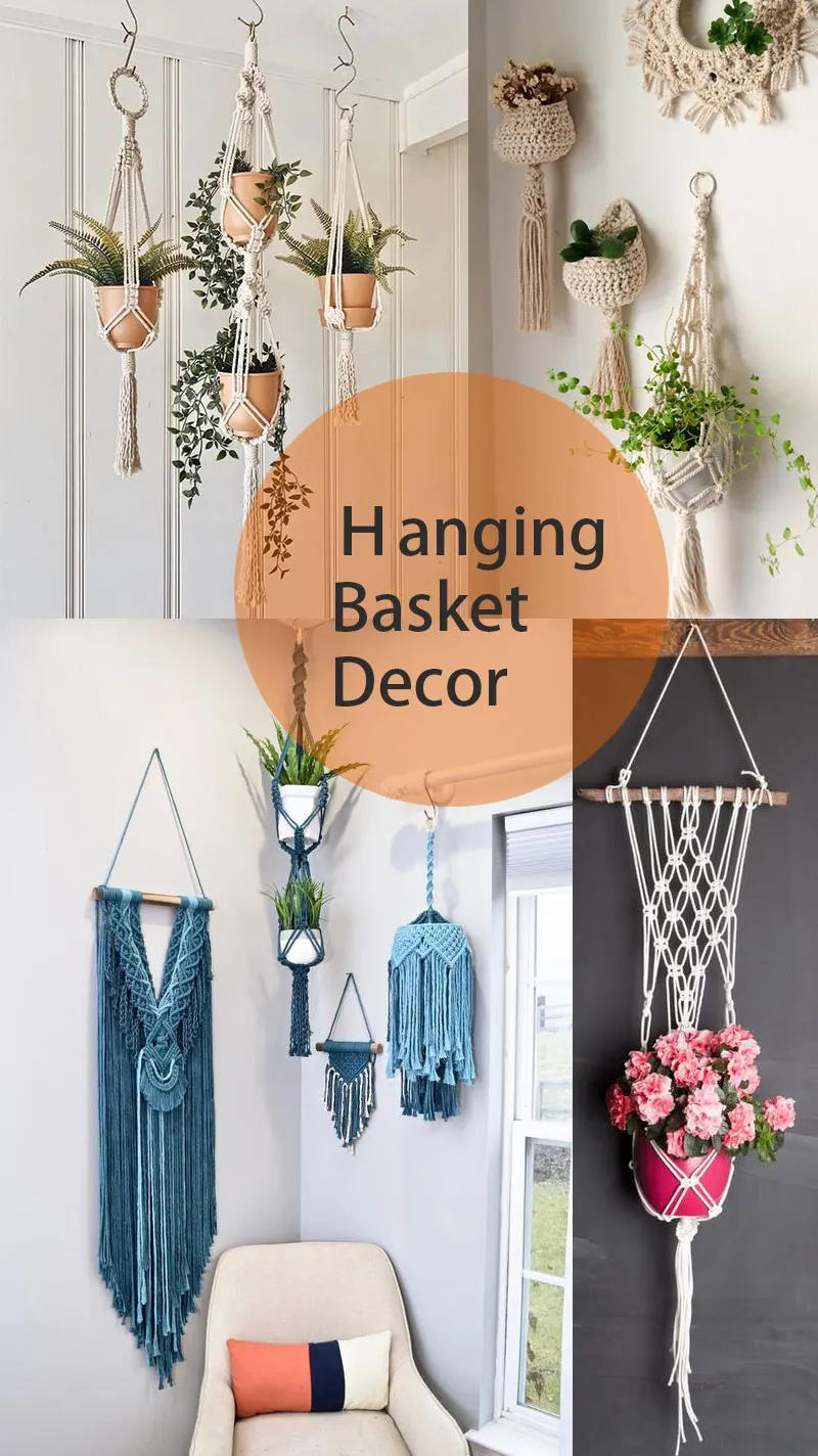 Description Picture 2 of itemHanging basket macrame wall hanging planter hangers air plant home decoration handcrafted  plant  hangers