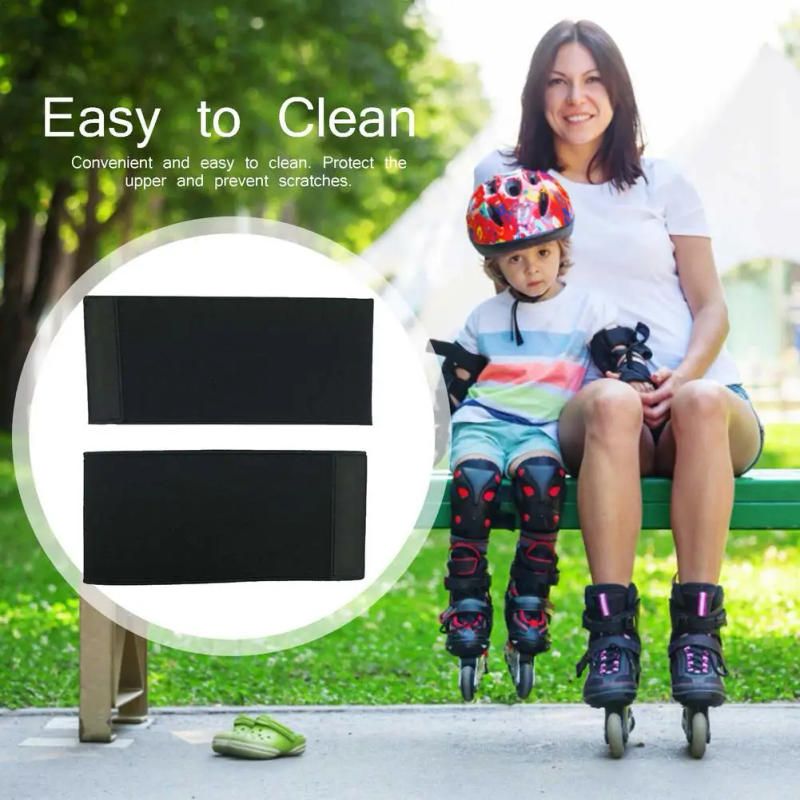 Description Picture 6 of item1Pair Thicken Double Layer Elastic Professional Inline Skate Boot Ice Figure Speed Skating Shoes Protector Cover Wear-resistant