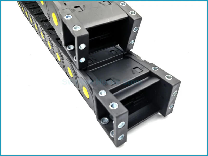 Description Picture 6 of itemJFLO 30x50mm 40" Plastic Wire Carrier Cable Drag Chain For CNC Router Machine Tools Transmission Towline L1000mm Hot Sales