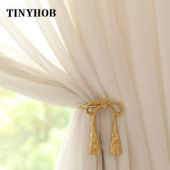 1 PC Bowknot-shaped Drapery Holdback European Style Brass Curtain Hooks Metal Wall Hook Artistic Curtains Accessoires