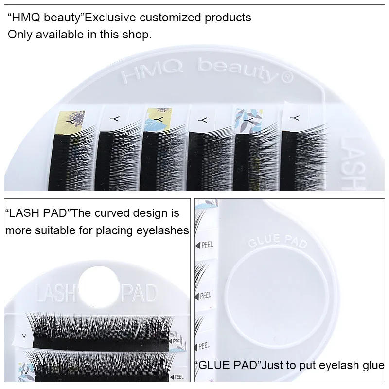 Description Picture 6 of item3 in 1 False Eyelashes Palette Stand Pad Pallet Bandage Lashes Holder Hand-worn Adjustable Lash Extension Supplies Makeup Tools