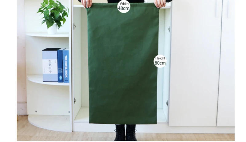 Description Picture 5 of itemMoving Luggage Bags Large Canvas Heavy Duty Laundry Bags Green White Thick Breathable Dust-proof Drawstring Storage Pouch Bags