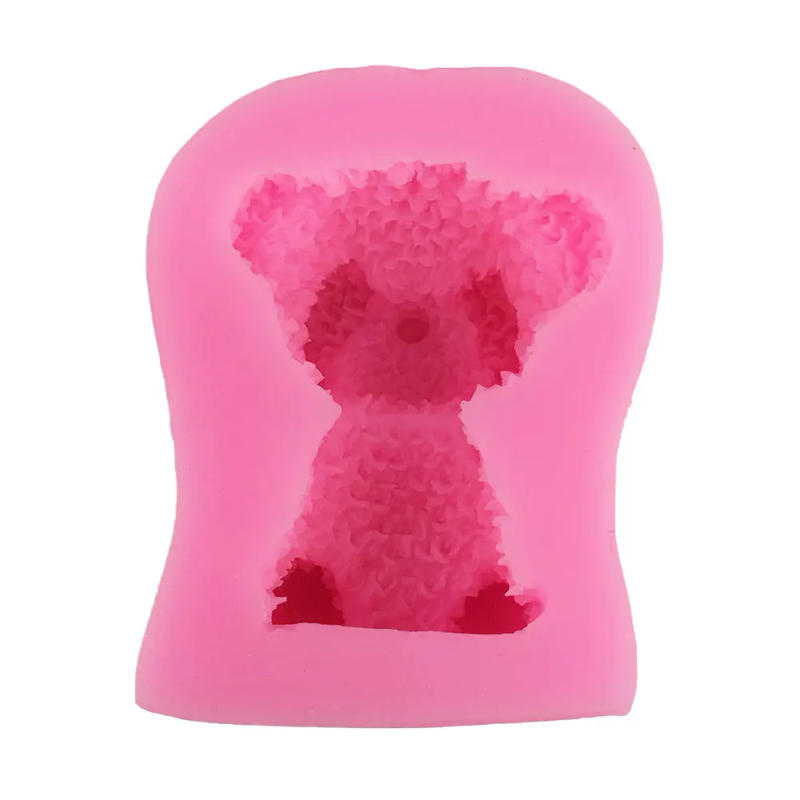 Description Picture 2 of itemCuteBear Silicone Mold Handicraft Soap Candle Mold DIY Baking Mold For Cake Fondant Decorating Desktop Decor Casting