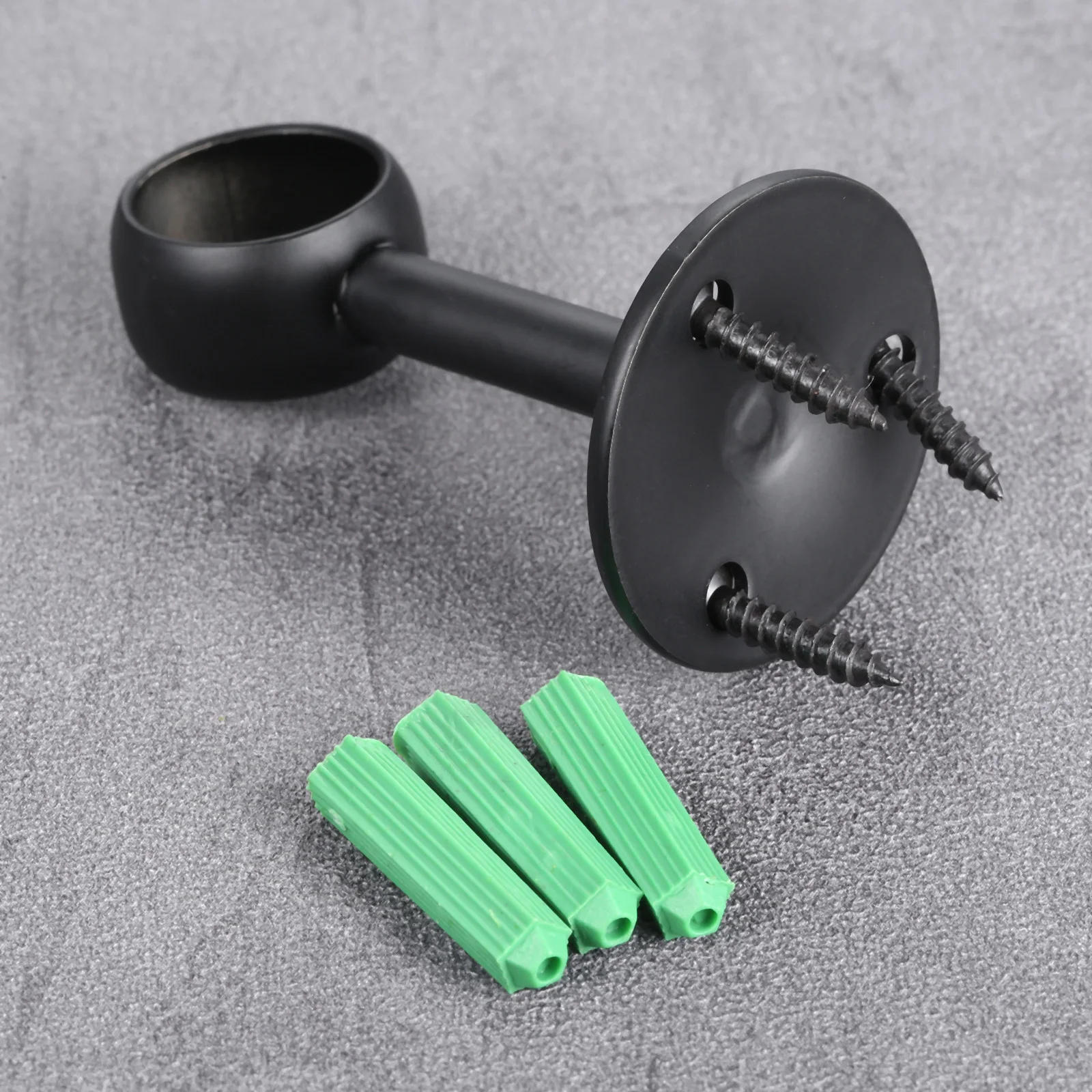 Description Picture 6 of itemDRELD 2Pc Stainless Steel Flange Rod Holder Closet Pole End Supports Socket Curtain Ceiling-Mount Bracket 16/19/22/25/32mm Tube