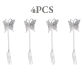 4pcs silver fork