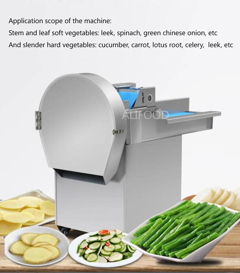 Description Picture 6 of itemFactory Direct Deal Full Automatic Multifunction Commercial Electric Vegetable Cutter Machine