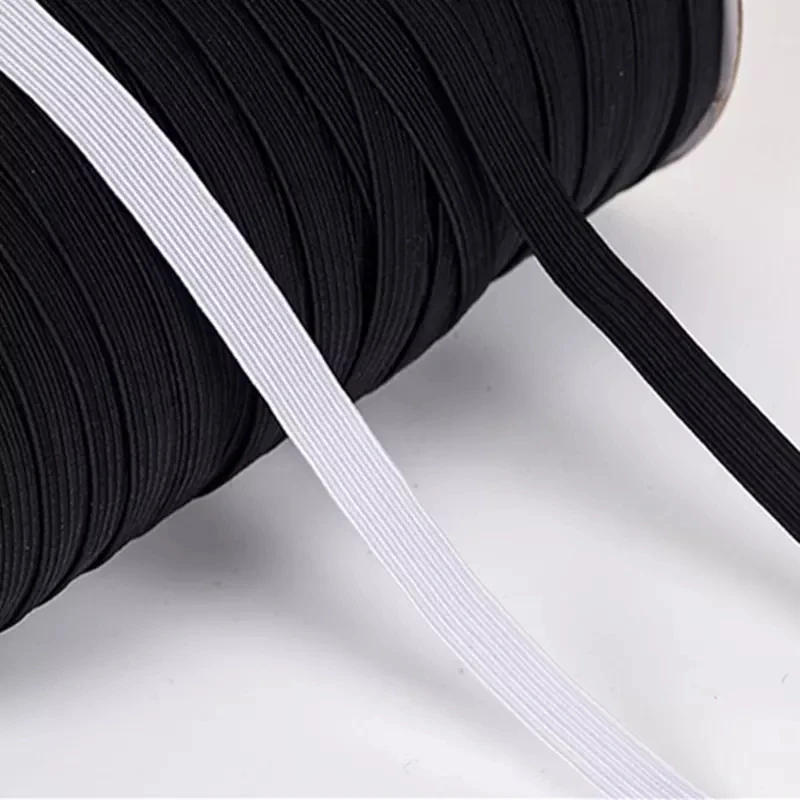 Description Picture 4 of item3/6/8/10 5yards Elastic Band Masks Sewing Elastic Ribbon Elastic Spandex Band Trim Sewing Fabric DIY Garment Accessories