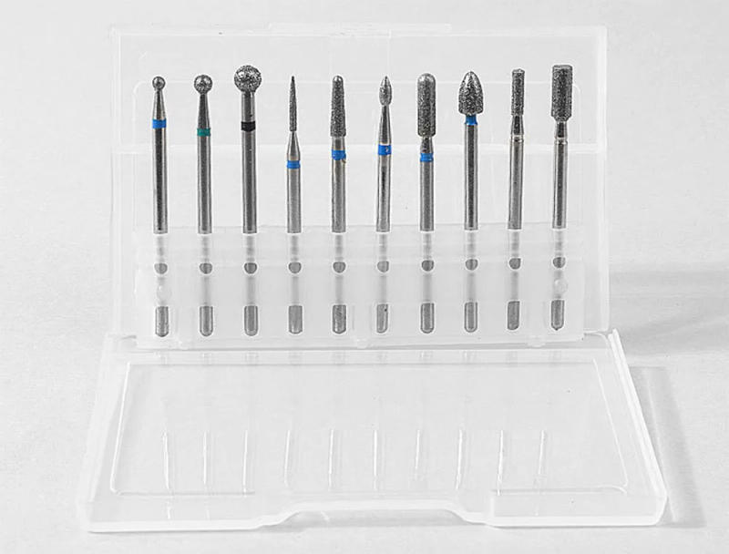 Description Picture 4 of item10Pcs/box Multi Functional Nail Cutters Electric Nail Drill Bits For Manicure Pedicure Tungsten alloy Grinding Head Nail Tools