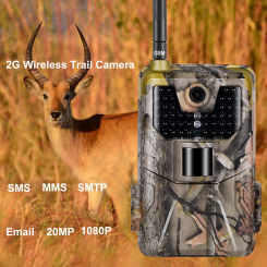 2G MMS SMTP Trail Camera Email Wildlife Hunting Cameras Cellular Wireless  20MP 1080P Night Vision Photo Trap HC900M