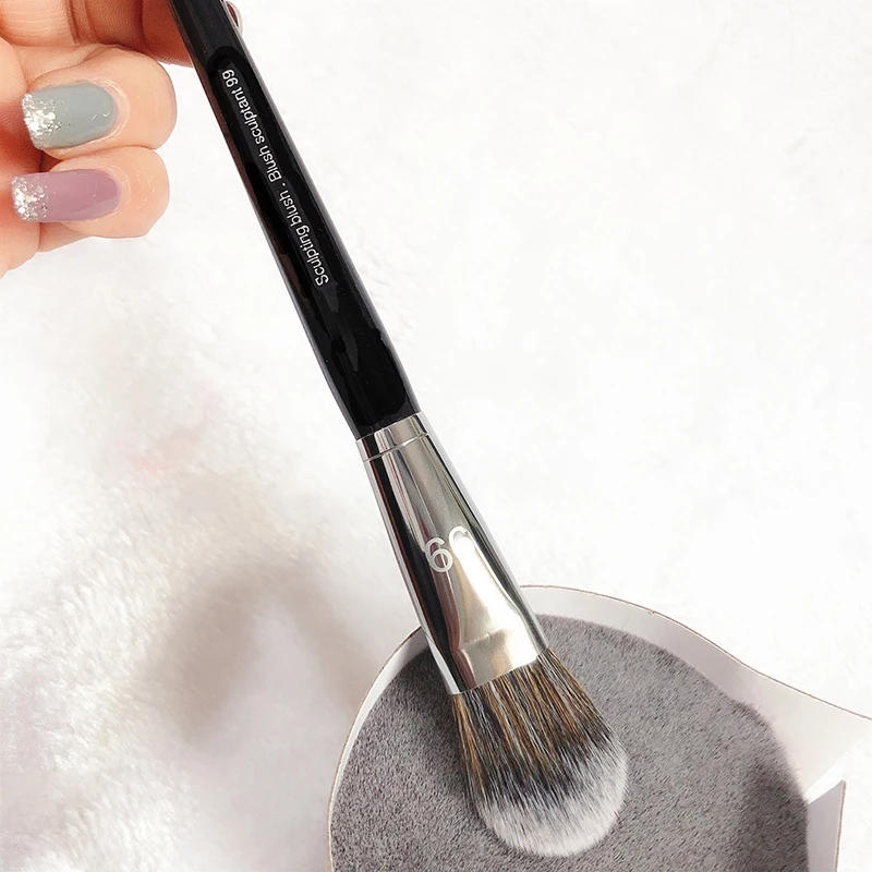 Description Picture 4 of itemProfessional Blush Makeup Brush Powder Setting Base Contour Foundation Highlighter Blending Blush Face Make up Cosmetic Tools 99