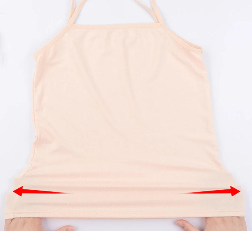 Description Picture 3 of itemSummer Women Camisoles Crop Top Sleeveless Shirt Lady Bralette Tops Strap Home Sleepwear Camisole Base Vest Tops fit for 35-70kg