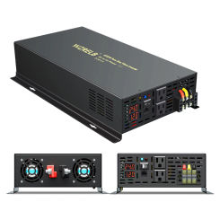 Pure Sine Wave Solar Inverter 4000W Car Power Inverter Transformer 12V/24V/48V/96V/110V DC to AC 120V/220V/240V Wired Controller