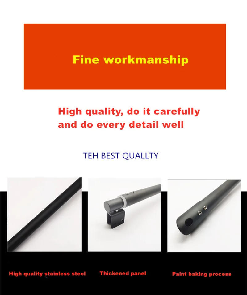 Description Picture 4 of item1PC Stainless steel 304 Shower Glass door fixed rod/clip,Bathroom glass support bar