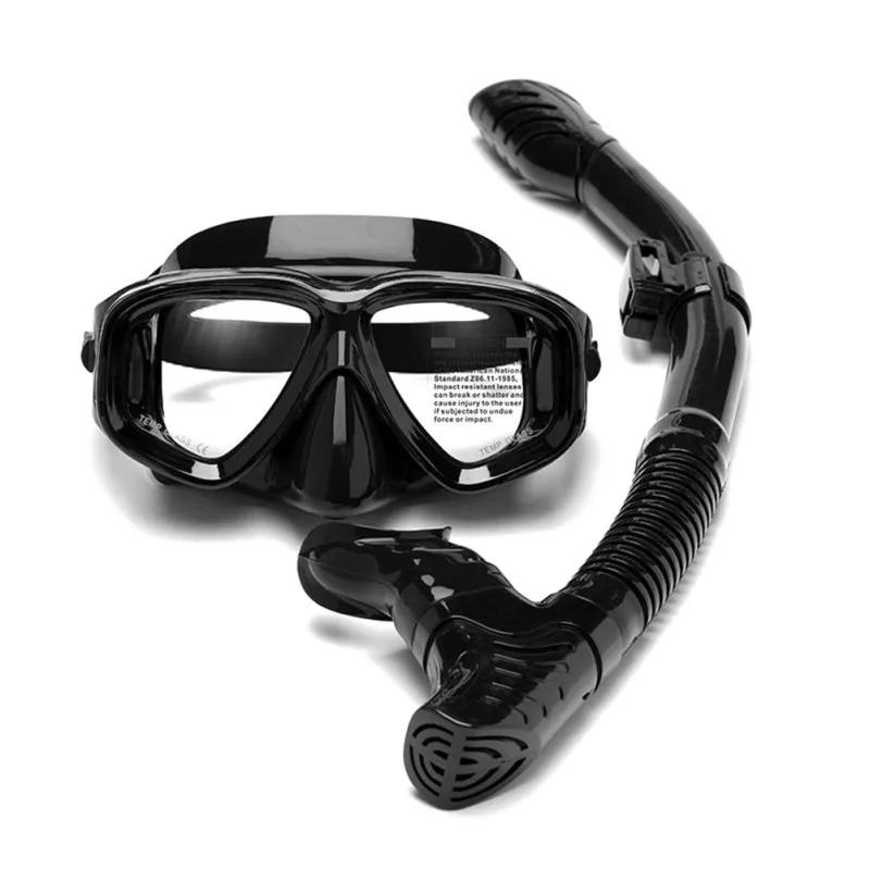 Description Picture 5 of itemScubal Diving Mask Snorkels  Set  Anti-burst myopia lenses  Anti-Fog adult Diving Swimming Easy Breath Tube  Snorkel Mask