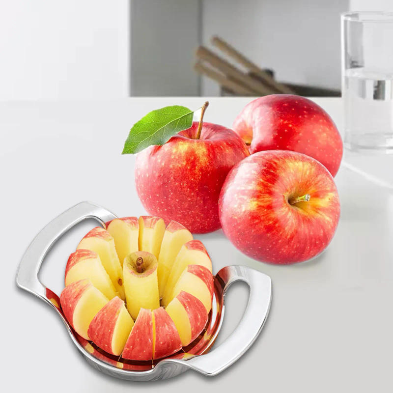 Description Picture 5 of itemHigh Quality 12-Blade Extra Large Apple Cutter Slicer,Stainless Steel Ultra-Sharp Fruit Corer Slicer Tools Kitchen Accessories