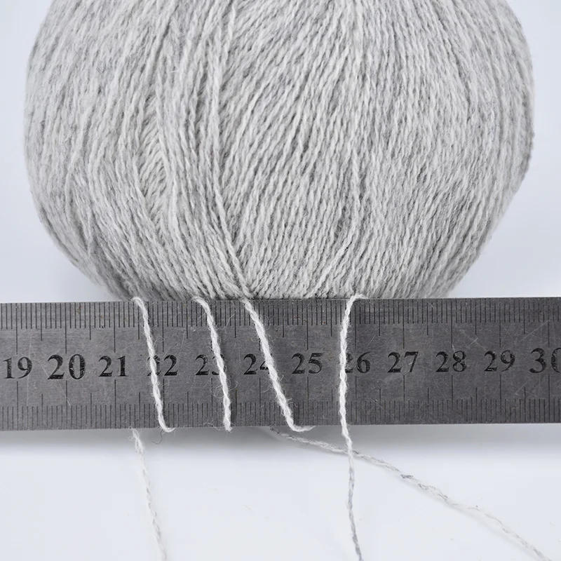 Description Picture 4 of item100% Wool Yarn for Knitting Lightweight Crochet Thick Thread Hand knitted Autumn/winter Mohair Sweater Merino Wool Yarn 50g