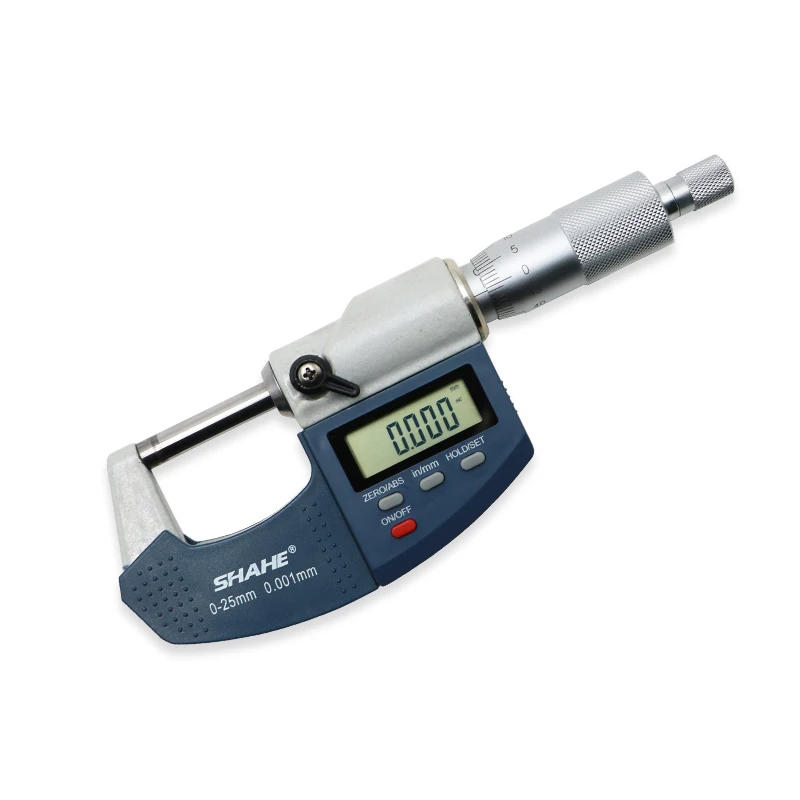 Description Picture 5 of itemSHAHE 0-25 mm Digital Micrometer with Scale Line 0.001 mm Electronic Micrometer Digital Measuring Tools