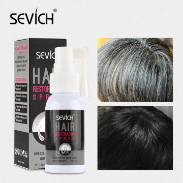 Sevich 30ml Hair Growth Spray Ginger Hair Restoration Spray Anti-Hair Loss Essence White Hair Repair Serum Hair Treatment Oil