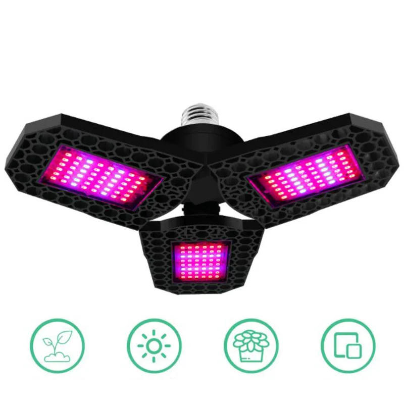 Description Picture 3 of item108 126 144 led LED Phyto Lamp E27 Full Spectrum Grow Light Plant Bulb AC 100-265V for Indoor Flower Grow Tent Box