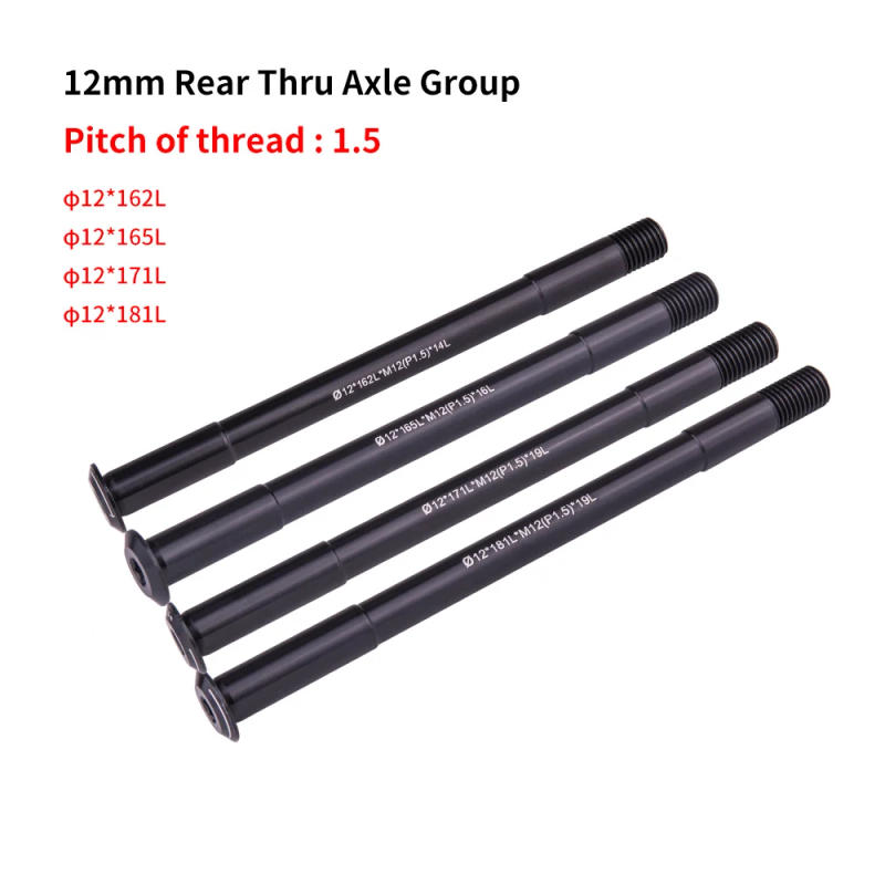 Description Picture 6 of itemZTTO MTB Thru axle Road Bike Shaft Front hub Rear hub Skewers 12mm 15mm Wheel Axis Hub Shaft 15x100 12x142 12x100 12x148 15x110