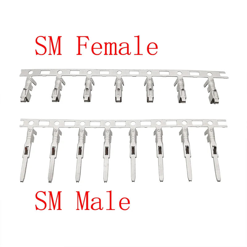 Description Picture 5 of item50/100Pcs Metal JST Terminal Pin 2.54mm SM Male & Female Plug Housing Pin Header Crimp Pin Jack Contact Pin Wire Cable Connector