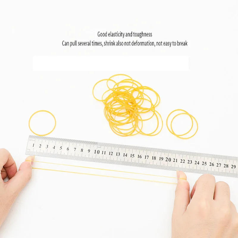 Description Picture 5 of item100-1000Pcs Multiple Colors Elastic Bands Multiple Rubber Band Office School Packaging Stretchable Sturdy Rubber Elastics Bands