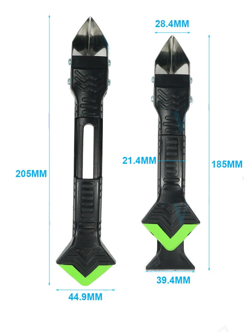 Description Picture 6 of item11pcs/set 3 In 1 Silicone Caulking Tools Sealant Remover Finishing Tool Grout Kit Set Scraper Mould Removal for Kitchen Window