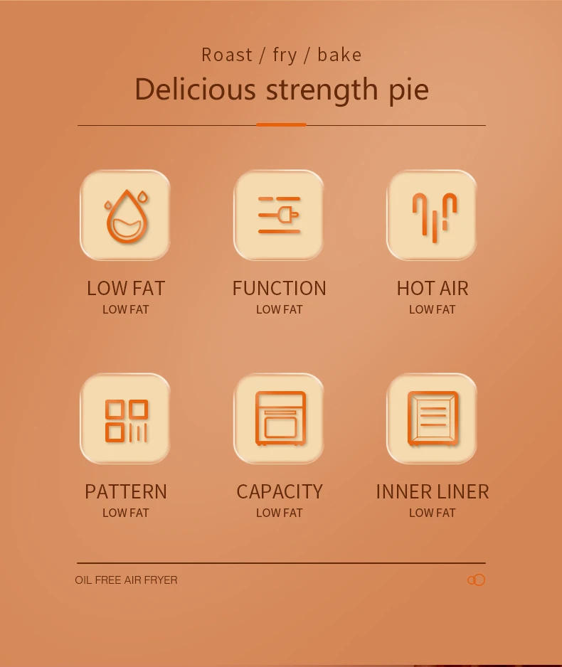 Description Picture 3 of itemHot Selling 15L Large Capacity Oil Free Electric Air Fryer Multifunction Digital Air Fryer Oven Without Oil Air Deep