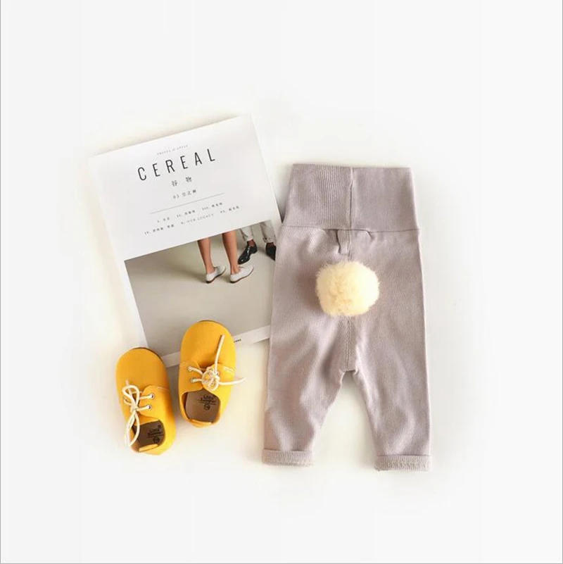 Description Picture 4 of itemBaby Boy Girl Pants Cute Cotton Solid Color Leggings Newborn Infant Trousers