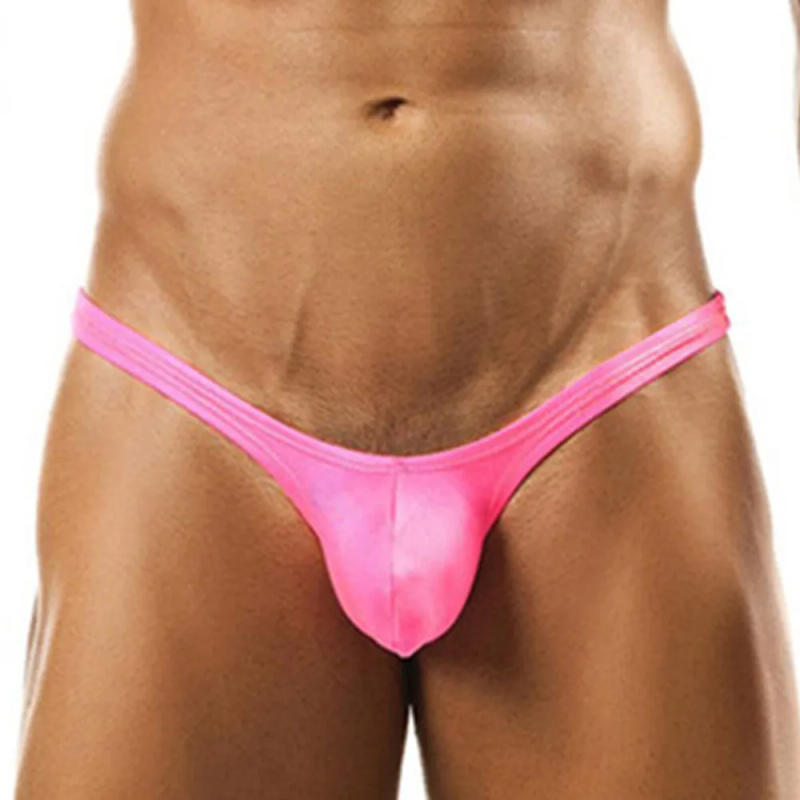 Description Picture 6 of itemMens Sexy Thongs Bikini Men U-Convex Underwear Men Exotic T-Back G String Homme Men's Briefs Male Sexy U Pouch Low-Waist Panties