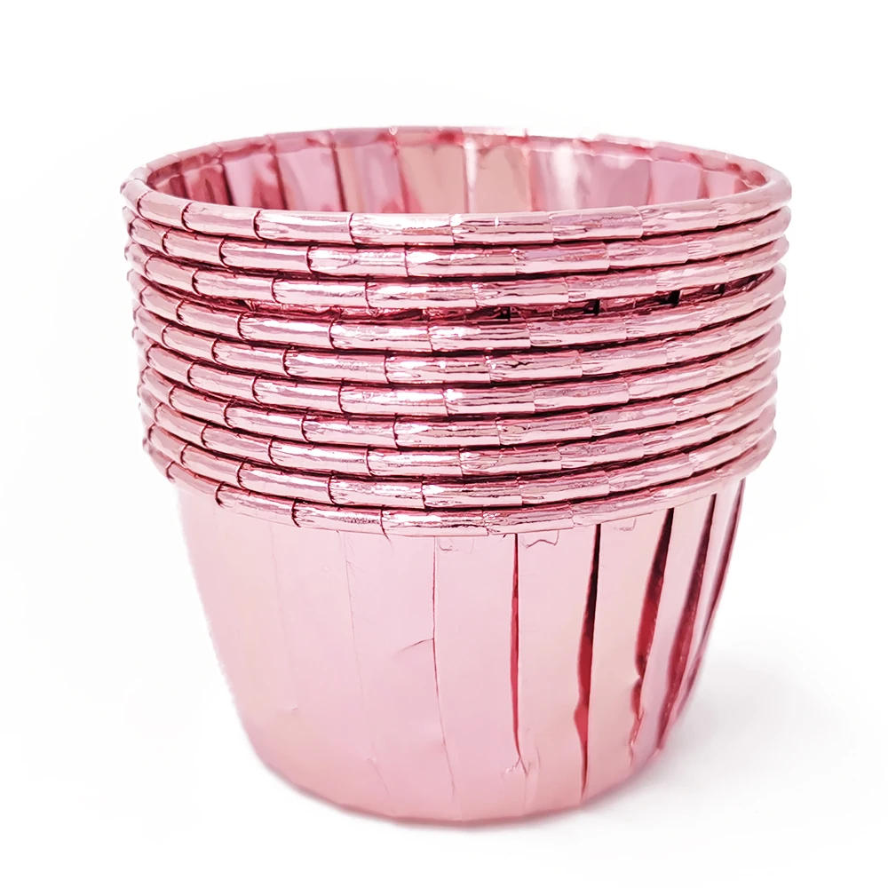 Description Picture 5 of item50Pcs/set Cupcake Liner Baking Cup Mold with Lids Roll Mouth Muffin Cupcake Paper Cups Wrapper Cake Decorating Baking Tools