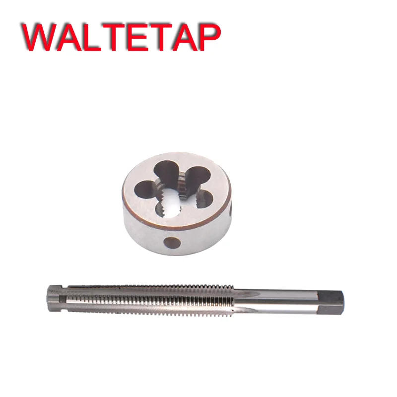 Description Picture 6 of itemWALTETAP 1 Set Left hand Trapezoidal tap and Die set TR 8 10 12 14 16 X1.5 X2 X3 X4 Screw Thread T R taps  Round Threading dies