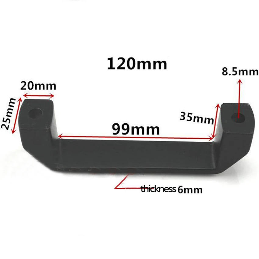 Description Picture 3 of itemKitchen Cabinet Handles and Knobs Concise Black Door Handle Wardrobe Cabinet Drawer Door Knobs Hole distance 90/120/150/180mm