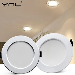 LED Downlight 220V Ceiling Light Round Recessed Lamp 18W 15W 12W 9W 7W Down Lamp Living Room For Home Spot Light Indoor Lighting