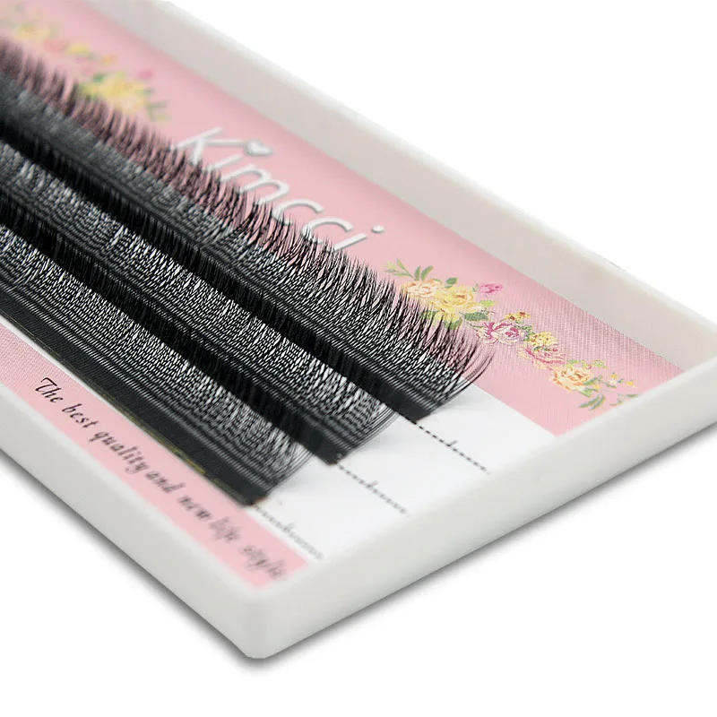 Description Picture 6 of itemKimcci YY Shape Black Eyelashes Extensions Faux Mink Natural Soft Premade Fans Hand Made Two Tip Lashes C/D Curl High Quality