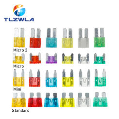 Fuses Standard Mini Micro 2 Car Fuse 2A 3A 5A 7.5A 10A 15A 20A 25A 30A 35A 40A Amp Clip Fuse Set for Car Truck Mini Small Medium