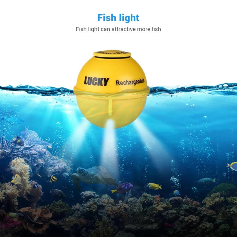 Description Picture 5 of itemLUCKY FF718LIC-WLA Fish Finder Wireless Fishfinder Fishing Sonar 45M/147Feet Depth Sounder Echosonda Echolot Echo Sondeur Deeper
