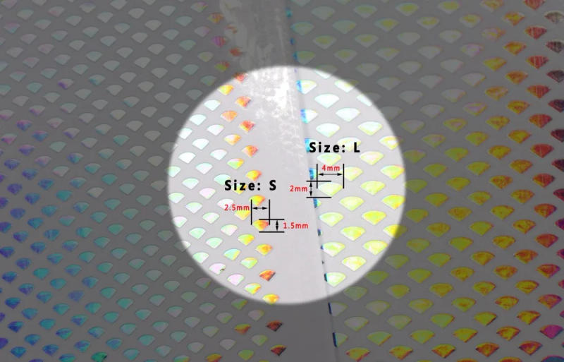 Description Picture 5 of itemWifreo 4PCS/Pack Holographic Fishing Lure Fly Sticker Fish Scale Lure Pressure Transfer Sticker for Jigs Squid Lure Blanks